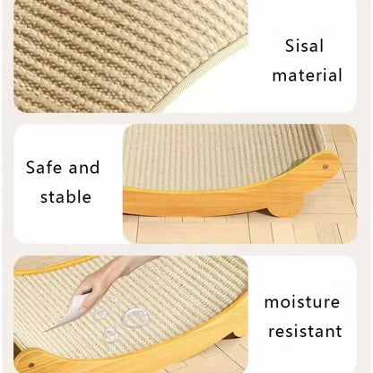 PawLuxe™ Multi-Function Cat Scratching Pad & Bed