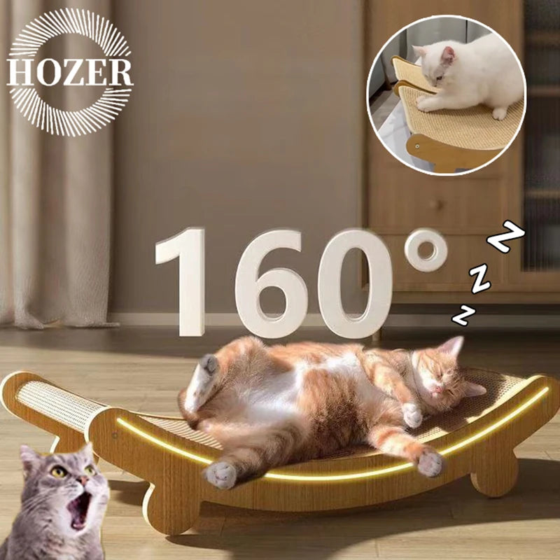 PawLuxe™ Multi-Function Cat Scratching Pad & Bed