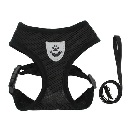 BreezeGuard™ Summer Mesh Harness & Leash Set