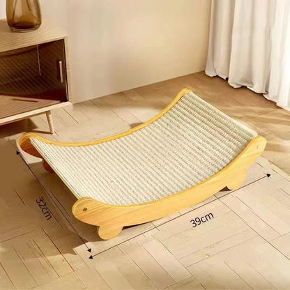 PawLuxe™ Multi-Function Cat Scratching Pad & Bed