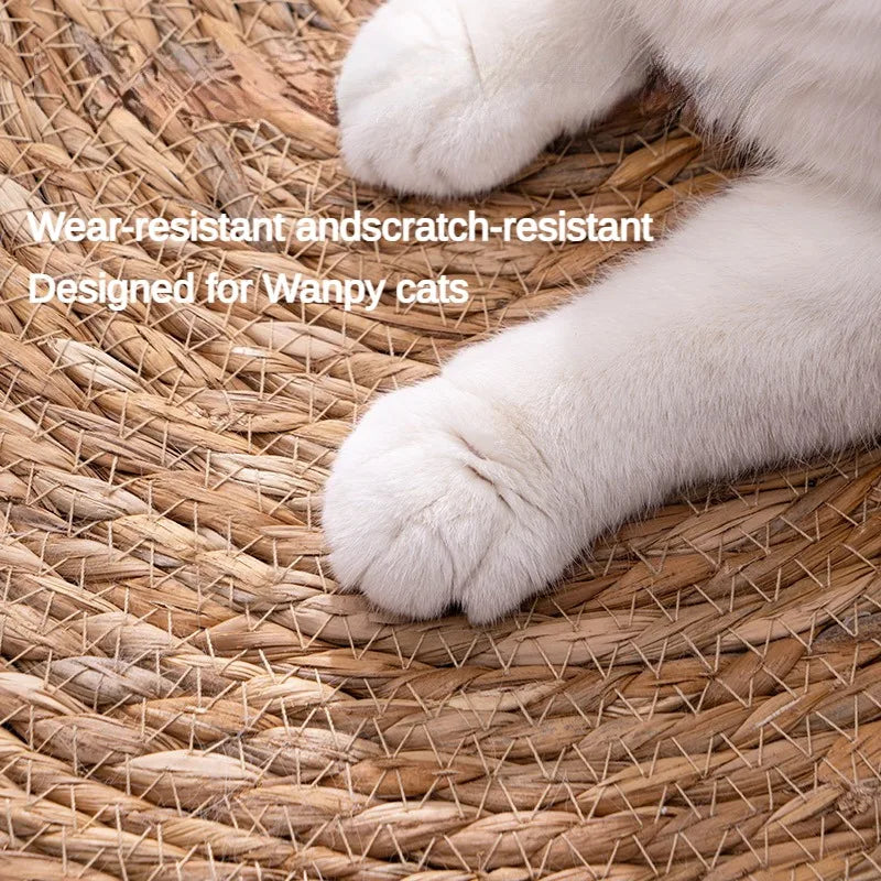 RattaScratch™ Rattan Cat Scratcher Mat