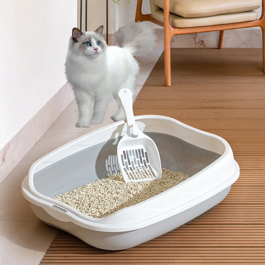 PawShield™ Semi-Enclosed Cat Litter Box