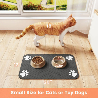 PawDry™ Pet Feeding Mat