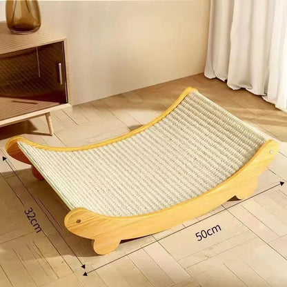 PawLuxe™ Multi-Function Cat Scratching Pad & Bed