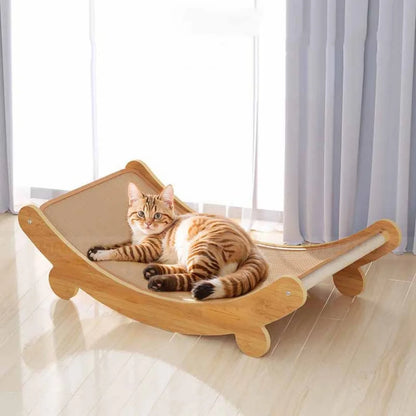 PawLuxe™ Multi-Function Cat Scratching Pad & Bed