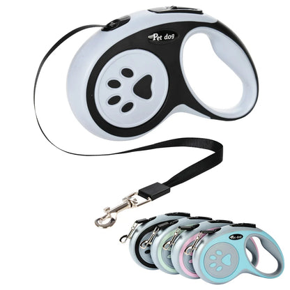 FlexiStride™ 3m/5m Retractable Nylon Dog & Cat Leash