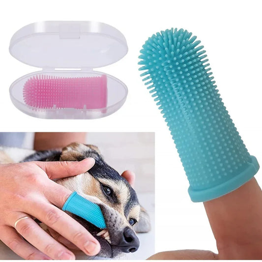 PawClean™ Super Soft Silicone Finger Toothbrush