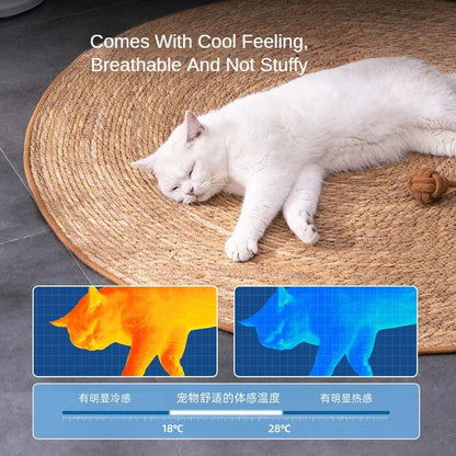 RattaScratch™ Rattan Cat Scratcher Mat